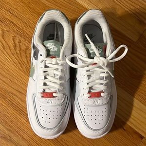 Nike Green and Pink Airforces